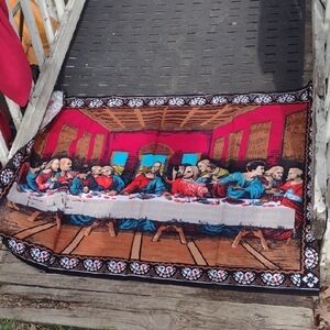 Vibrant Last Supper Tapestry(53"Wx36"L)NWT